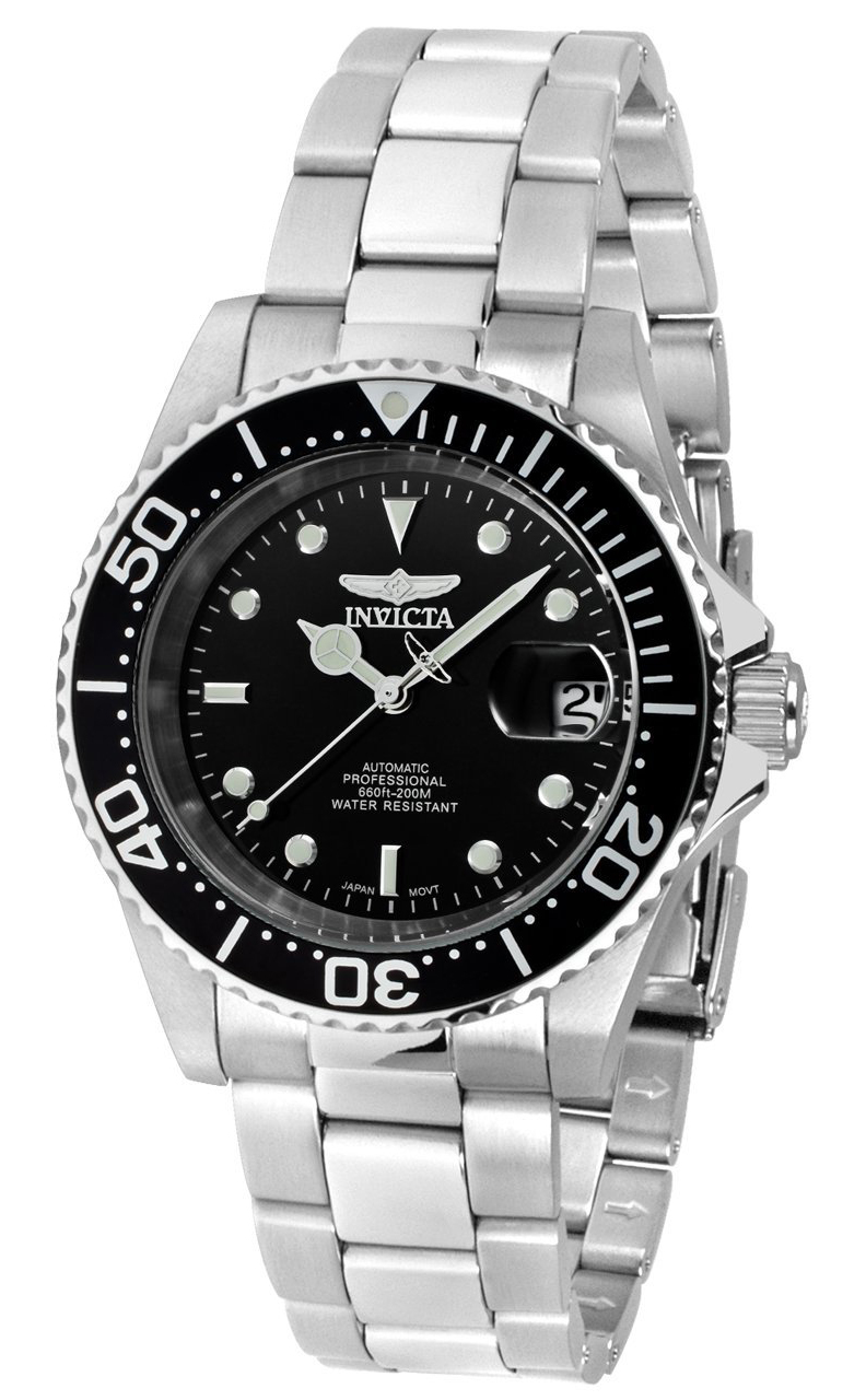 Invicta Pro Diver Herreklokke 8926C Sort/Stål Ø40 mm - Invicta