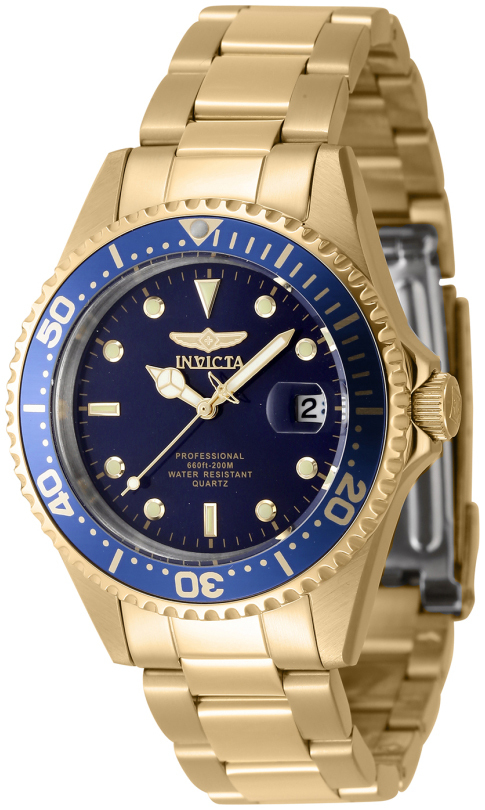 Invicta Herreklokke 8937OB Pro Diver Blå/Gulltonet stål Ø37.5 mm