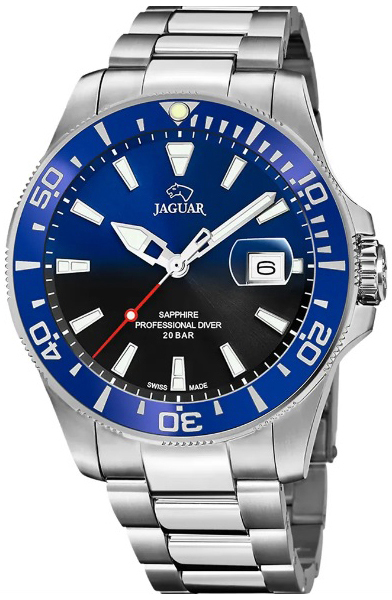 Jaguar Herreklokke J860/5 Executive Flerfarget/Stål Ø43.5 mm