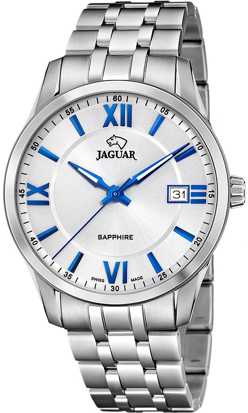Jaguar Herreklokke J964/1 Acamar Sølvfarget/Stål Ø40 mm