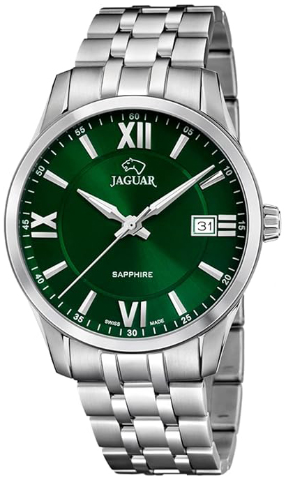 Jaguar Herreklokke J964/3 Acamar Grønn/Stål Ø40 mm