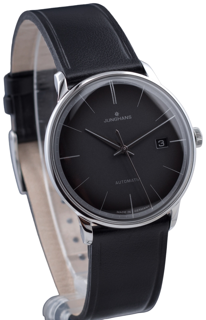Junghans Herreklokke 27/4051.00 Meister Grå/Lær Ø38 mm