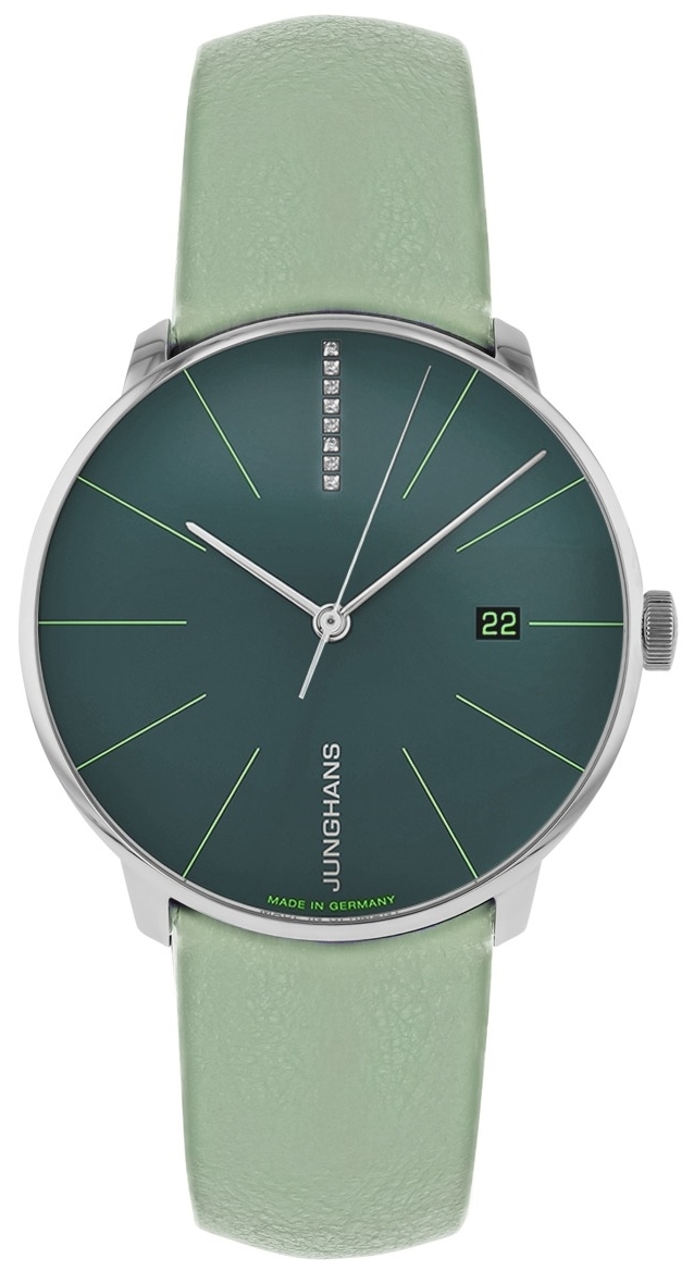Junghans 27/4357.00 Meister Grønn/Lær Ø39.5 mm