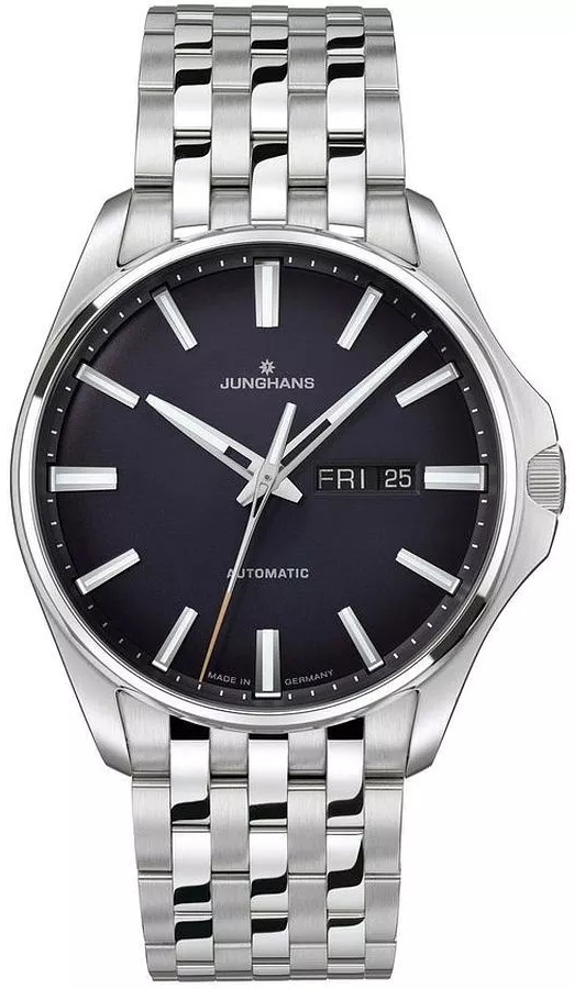 Junghans Herreklokke 27/4411.44 Meister S Automatic Blå/Stål Ø44.2