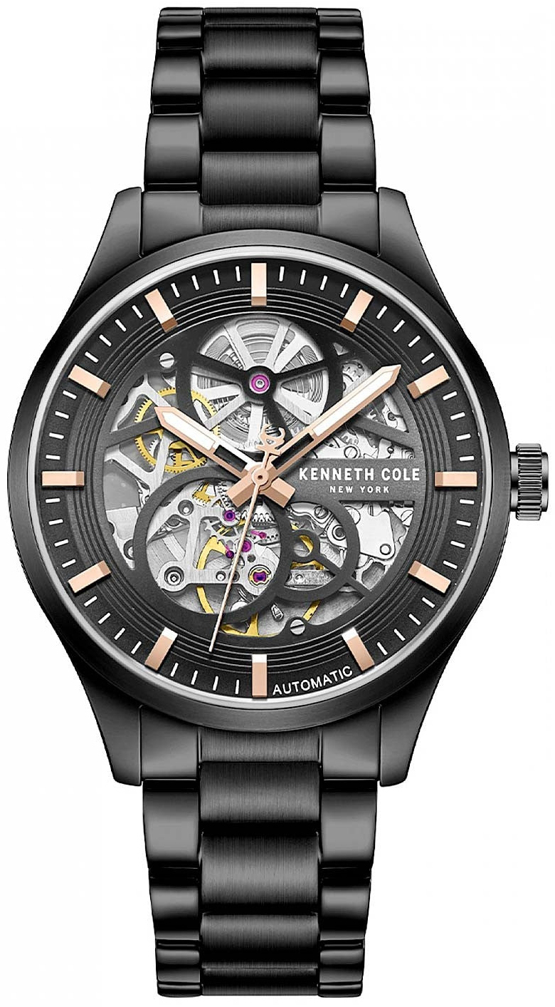 Kenneth Cole Herreklokke KCWGY0080703 Brooklyn Sort/Stål Ø42 mm