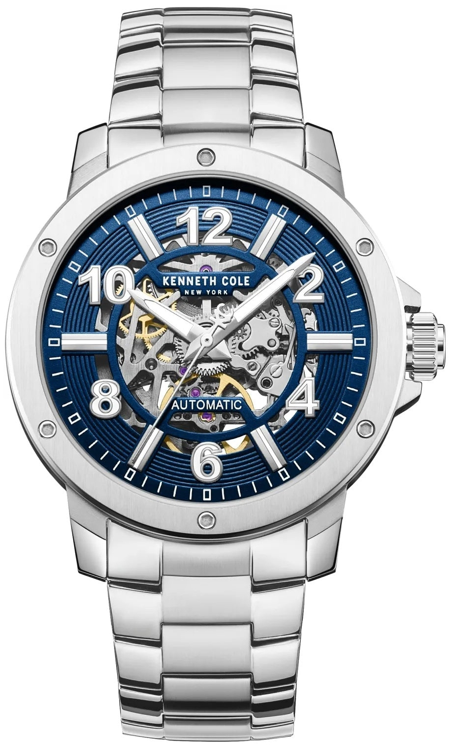 Kenneth Cole Herreklokke KCWGY0081102 Woolworth Blå/Stål Ø42 mm