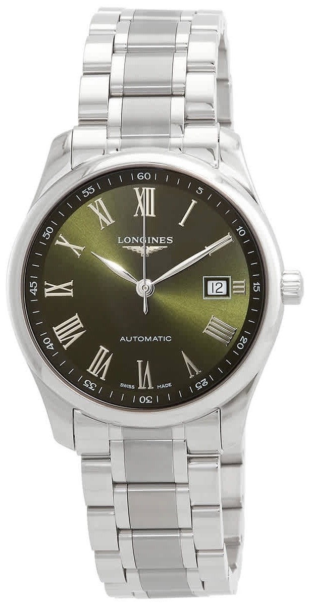 Longines Herreklokke L2.793.4.09.6 Master Grønn/Stål Ø40 mm