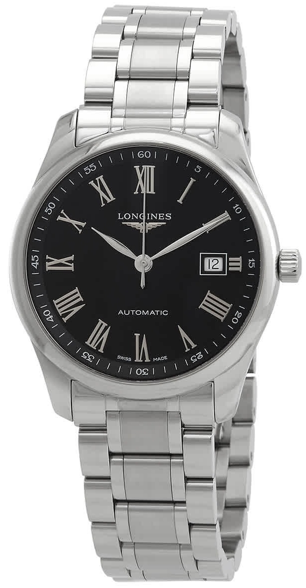 Longines Herreklokke L2.793.4.59.6 Master Sort/Stål Ø40 mm