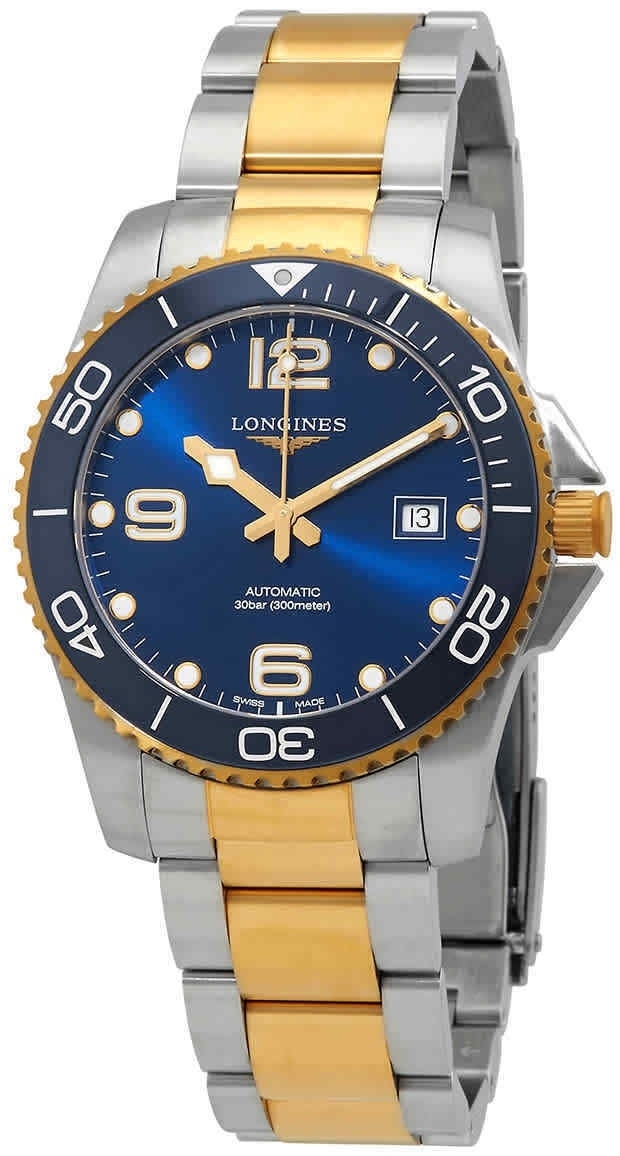 Longines Herreklokke L3.781.3.96.7 HydroConquest Blå/Stål Ø41 mm