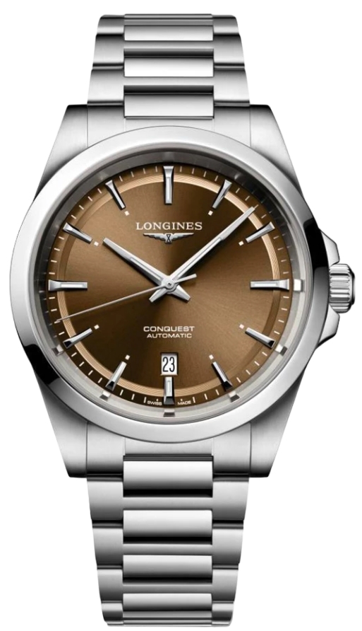 Longines Herreklokke L3.830.4.62.6 Conquest Brun/Stål Ø41 mm