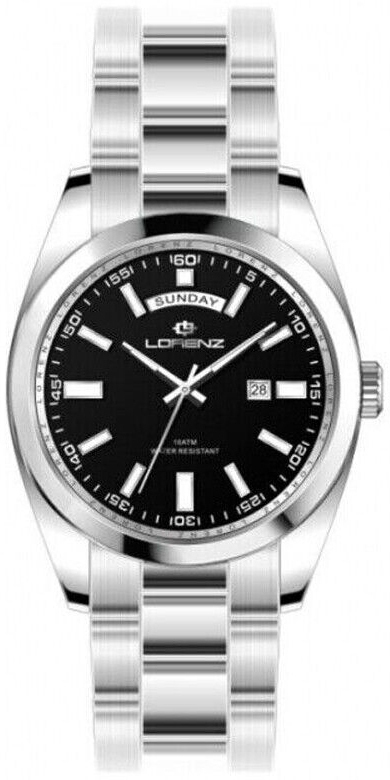 Lorenz 26208AA Classic Sort/Stål Ø41 mm