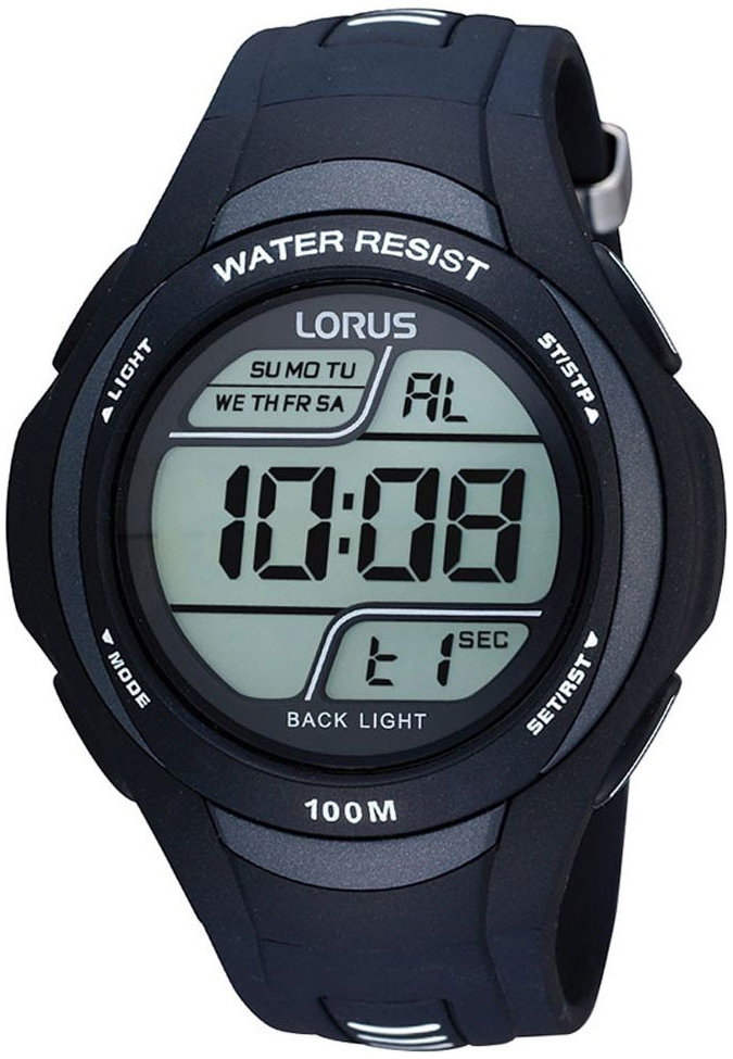 Lorus Herreklokke R2305EX9 Sport LCD/Resinplast Ø46 mm
