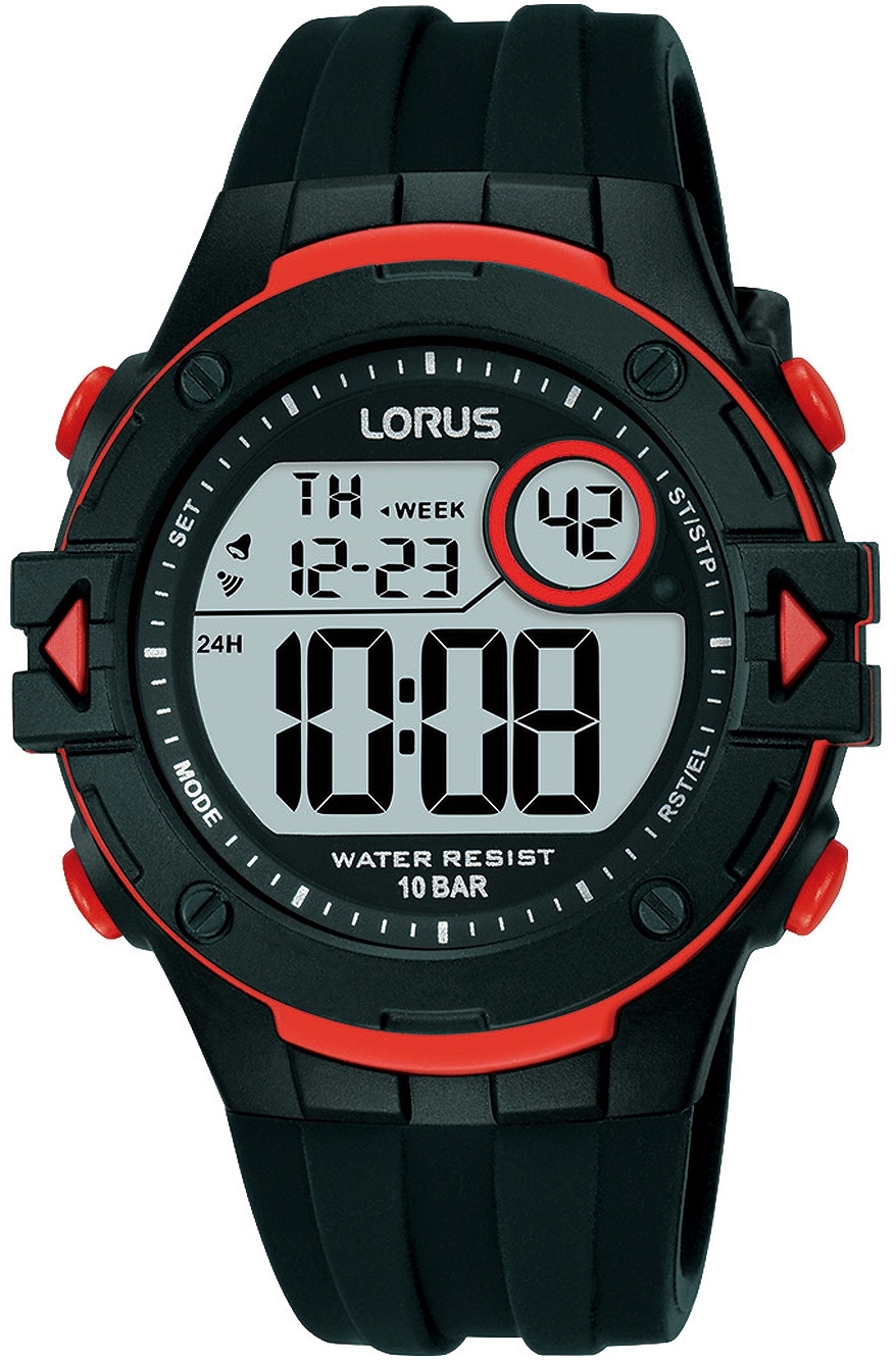 Lorus Herreklokke R2323PX9 Digital Grå/Gummi Ø40 mm