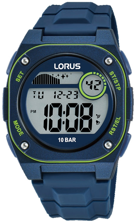 Lorus Herreklokke R2329QX9 Sports LCD/Gummi