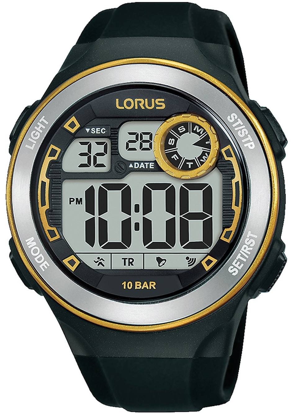 Lorus Herreklokke R2379NX9 Sports Grå/Plast Ø45 mm