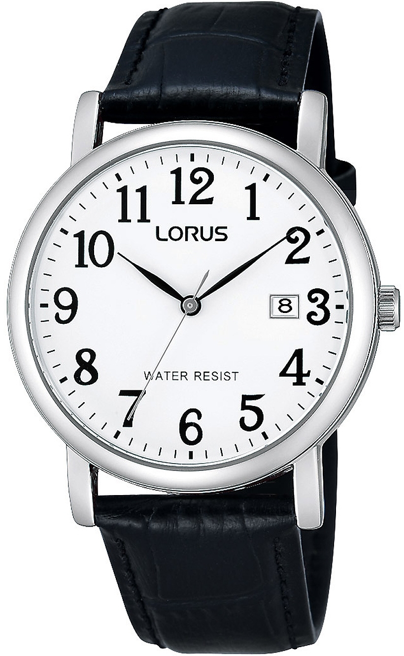 Lorus Herreklokke RG835CX5 Classic Hvit/Lær Ø38 mm