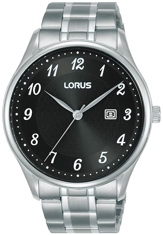 Lorus Herreklokke RH903PX9 Classic Sort/Stål Ø42 mm