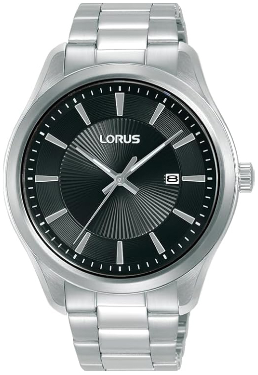 Lorus Herreklokke RH925RX9 Classic Sort/Stål Ø42 mm