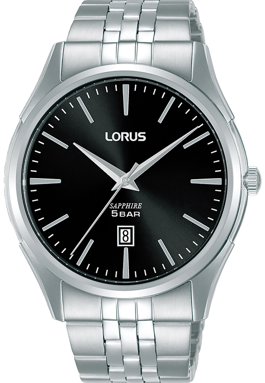 Lorus Herreklokke RH945NX9 Classic Sort/Stål Ø42 mm