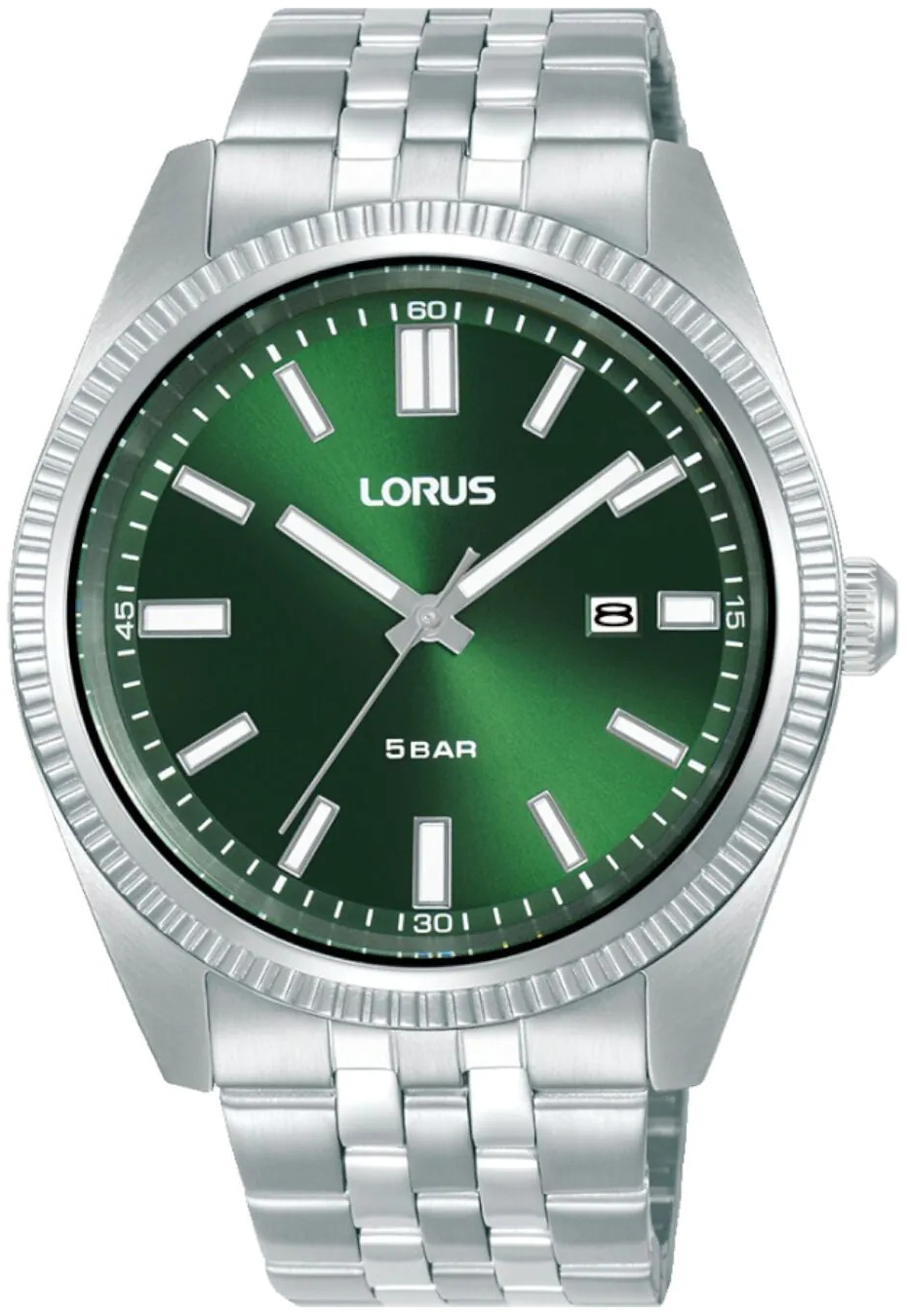 Lorus Herreklokke RH967QX9 Classic Grønn/Stål Ø42 mm