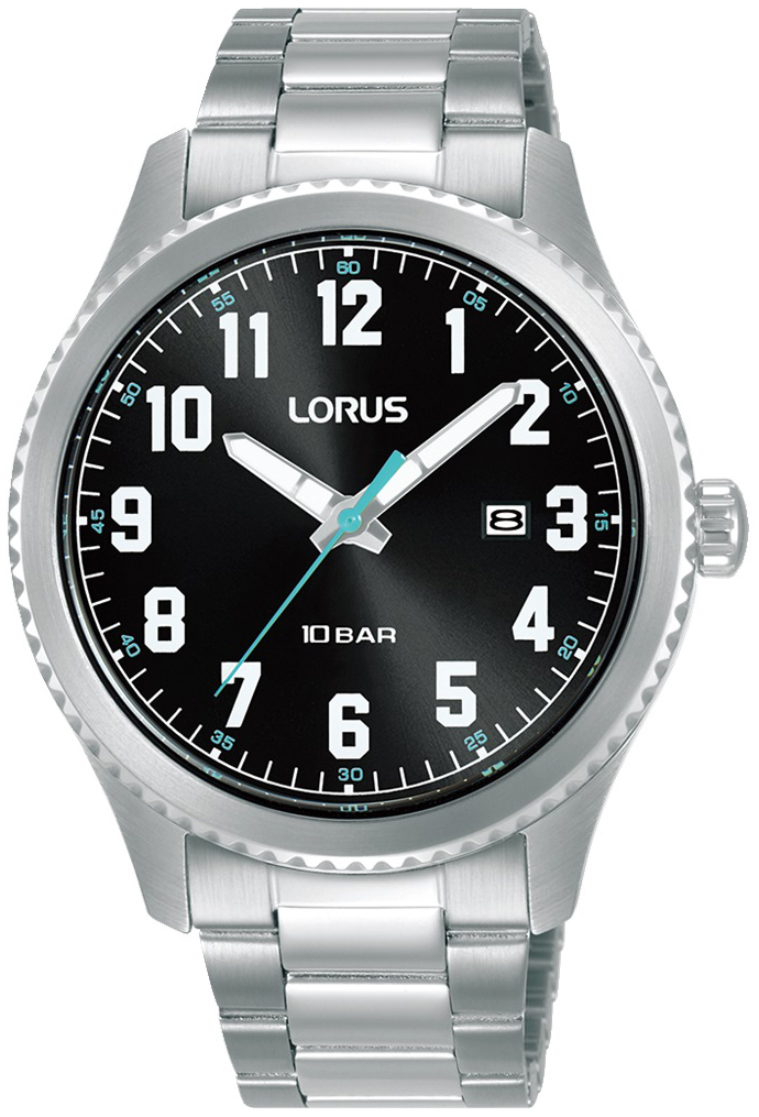 Lorus Herreklokke RH979RX9 Classic Sort/Stål Ø41 mm