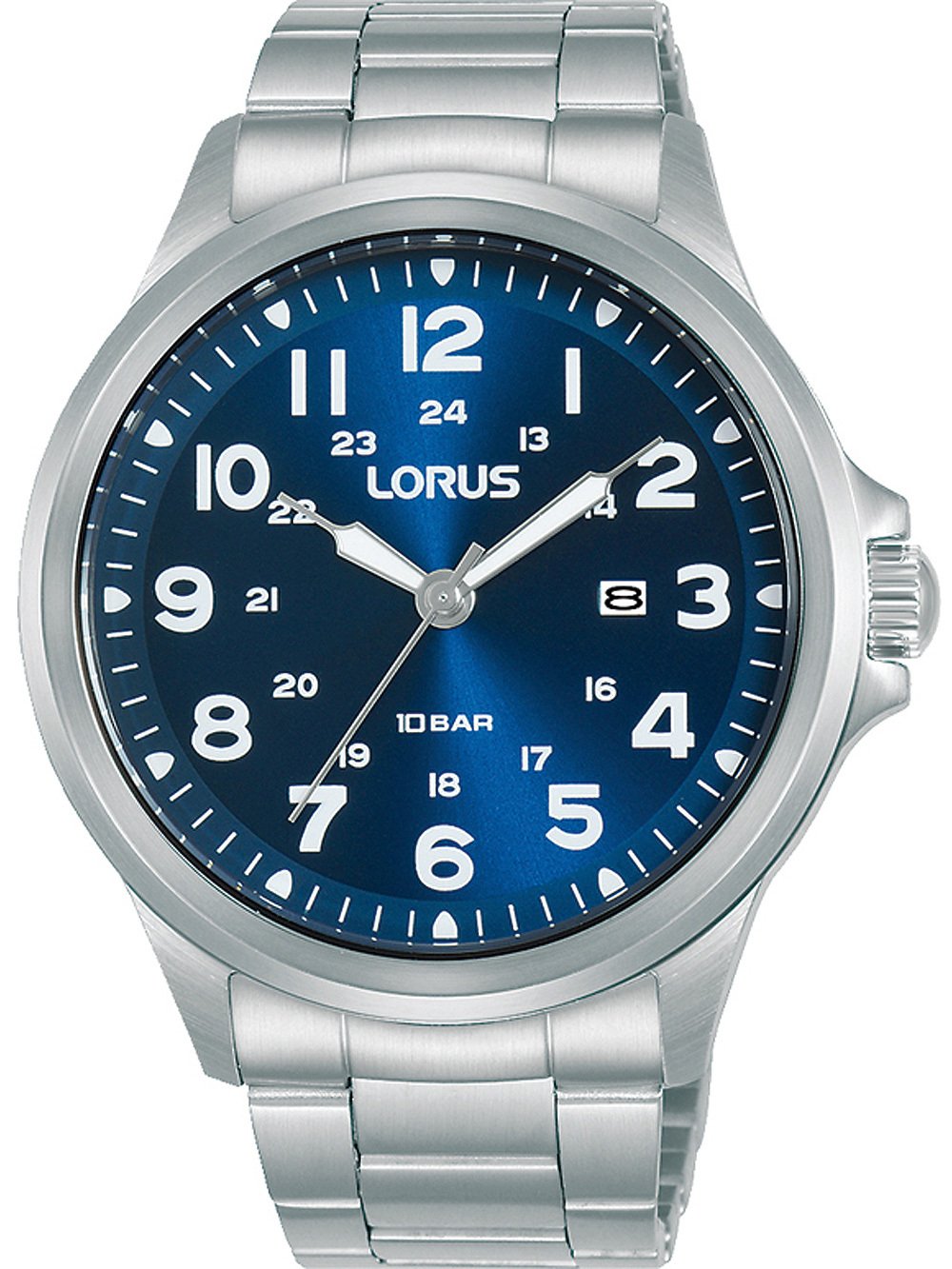 Lorus Herreklokke RH993NX9 Classic Blå/Stål Ø44 mm