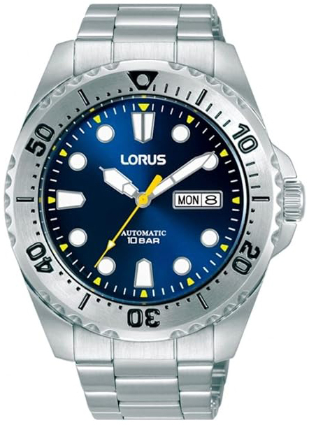 Lorus Herreklokke RL473BX9S Sports Blå/Stål Ø44 mm
