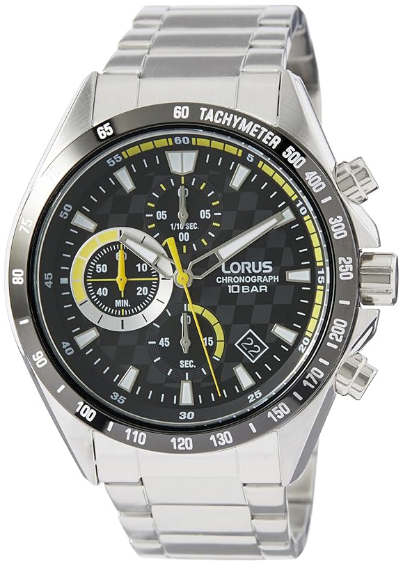 Lorus Herreklokke RM313JX9 Classic Sort/Stål Ø43.5 mm