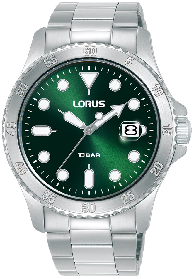 Lorus Herreklokke RS969DX9 Sports Grønn/Stål Ø42 mm