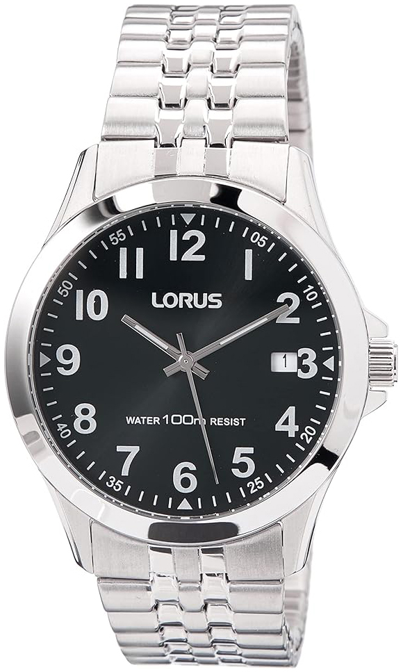 Lorus Herreklokke RS971CX9 Classic Sort/Stål Ø37 mm