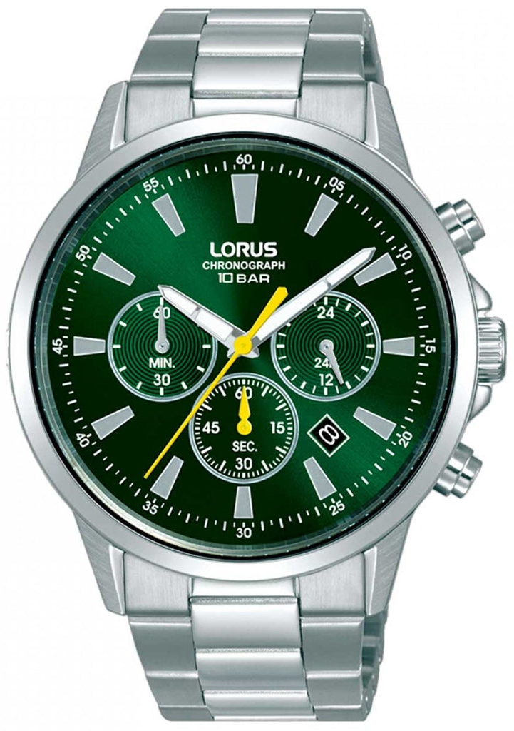 Lorus Herreklokke RT313LX9 Sports Grønn/Stål Ø43 mm