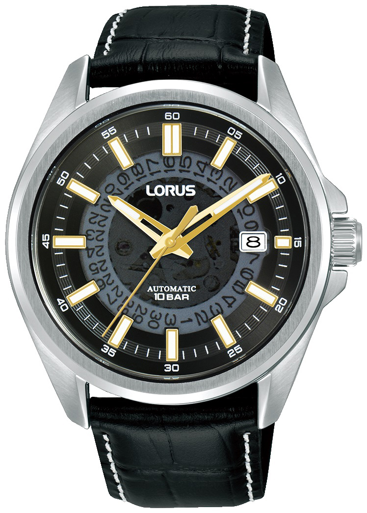 Lorus Herreklokke RU411AX9 Classic Sort/Lær Ø43 mm