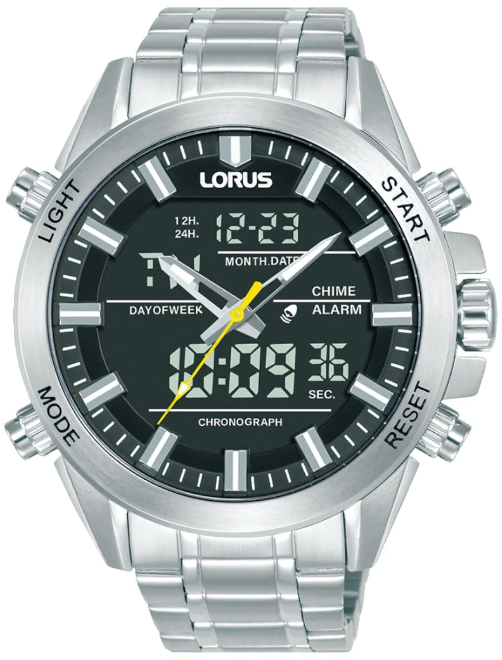 Lorus Herreklokke RW663AX9 Sport Grå/Stål Ø45 mm