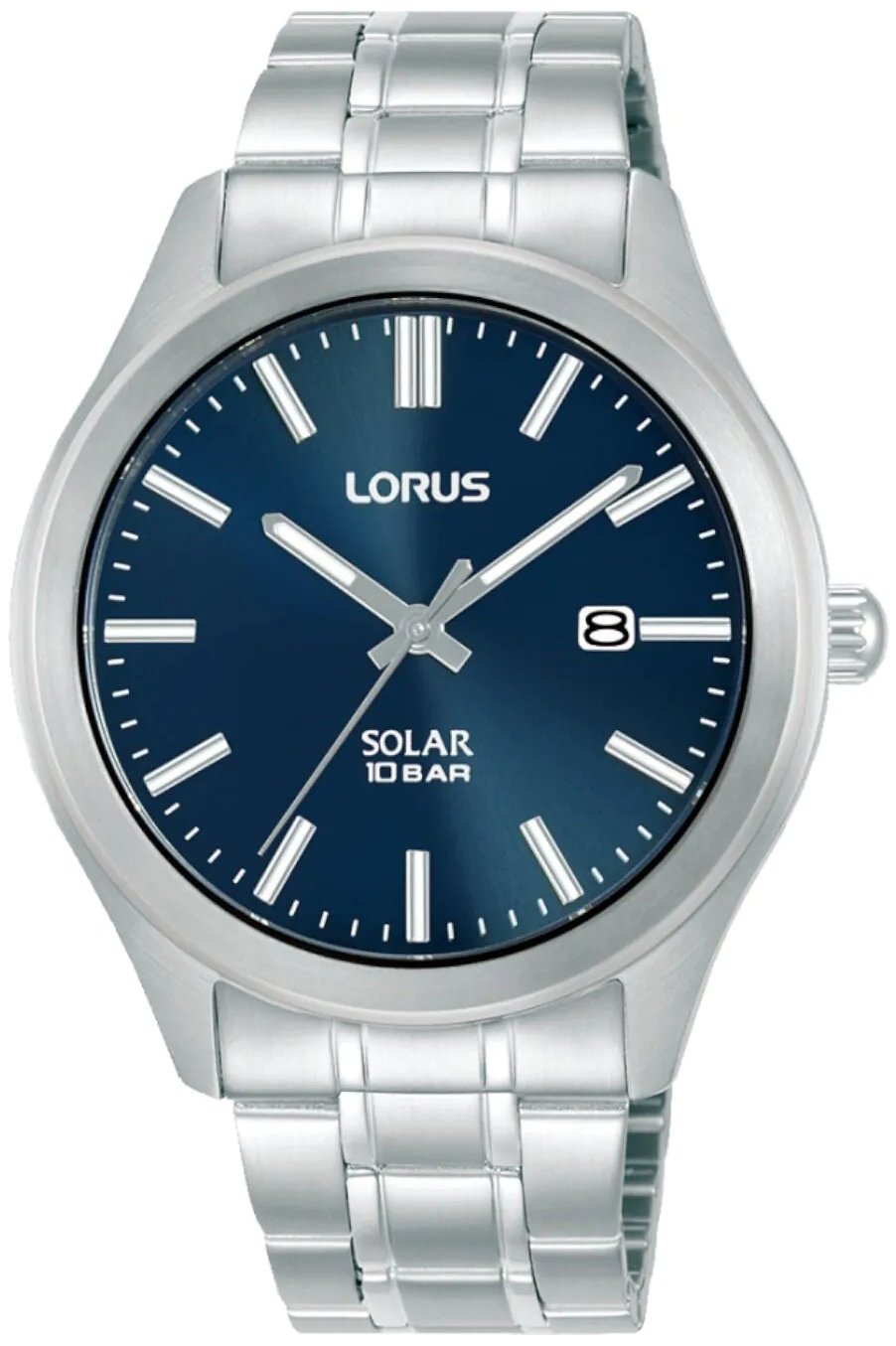 Lorus Herreklokke RX389AX9 Solar Blå/Stål Ø40 mm