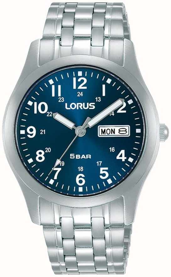 Lorus Herreklokke RXN77DX9 Classic Blå/Stål Ø38 mm
