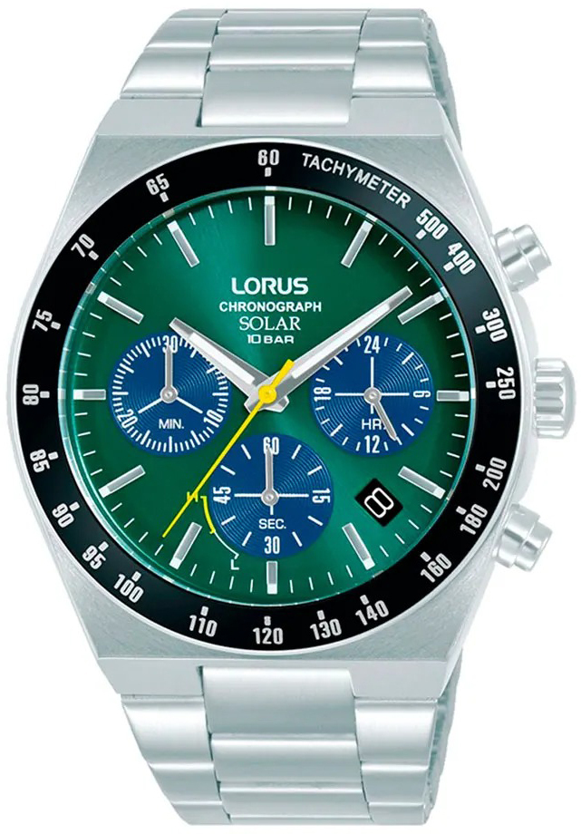 Lorus Herreklokke RZ523AX9 Sports Grønn/Stål Ø43.8 mm