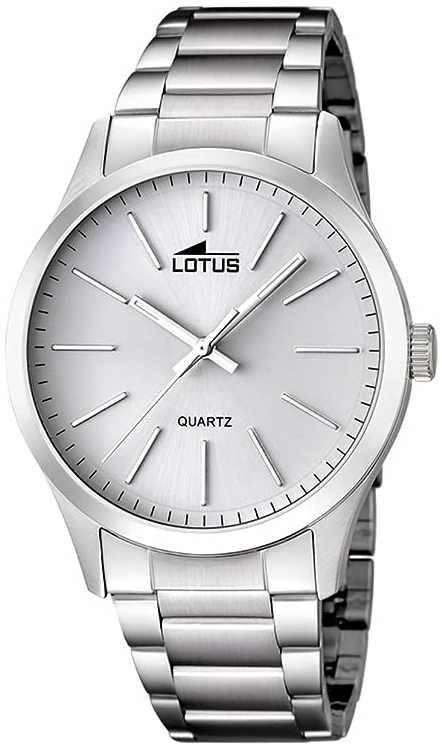 Lotus Herreklokke 15959/1 Minimalist Sølvfarget/Stål Ø42 mm