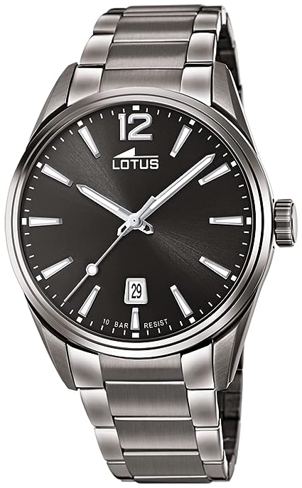 Lotus Herreklokke 18684/1 Chrono Sort/Stål Ø42 mm
