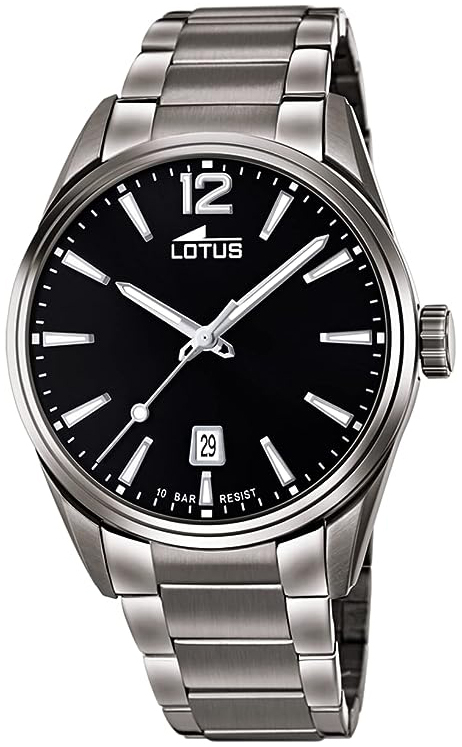 Lotus Herreklokke 18684/3 Chrono Sort/Stål Ø42 mm