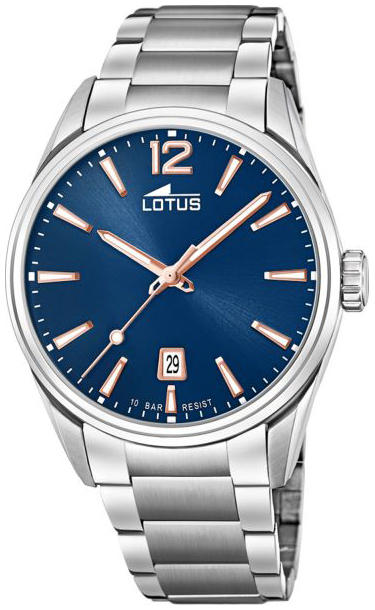 Lotus Herreklokke 18692/2 Chrono Blå/Stål Ø42 mm