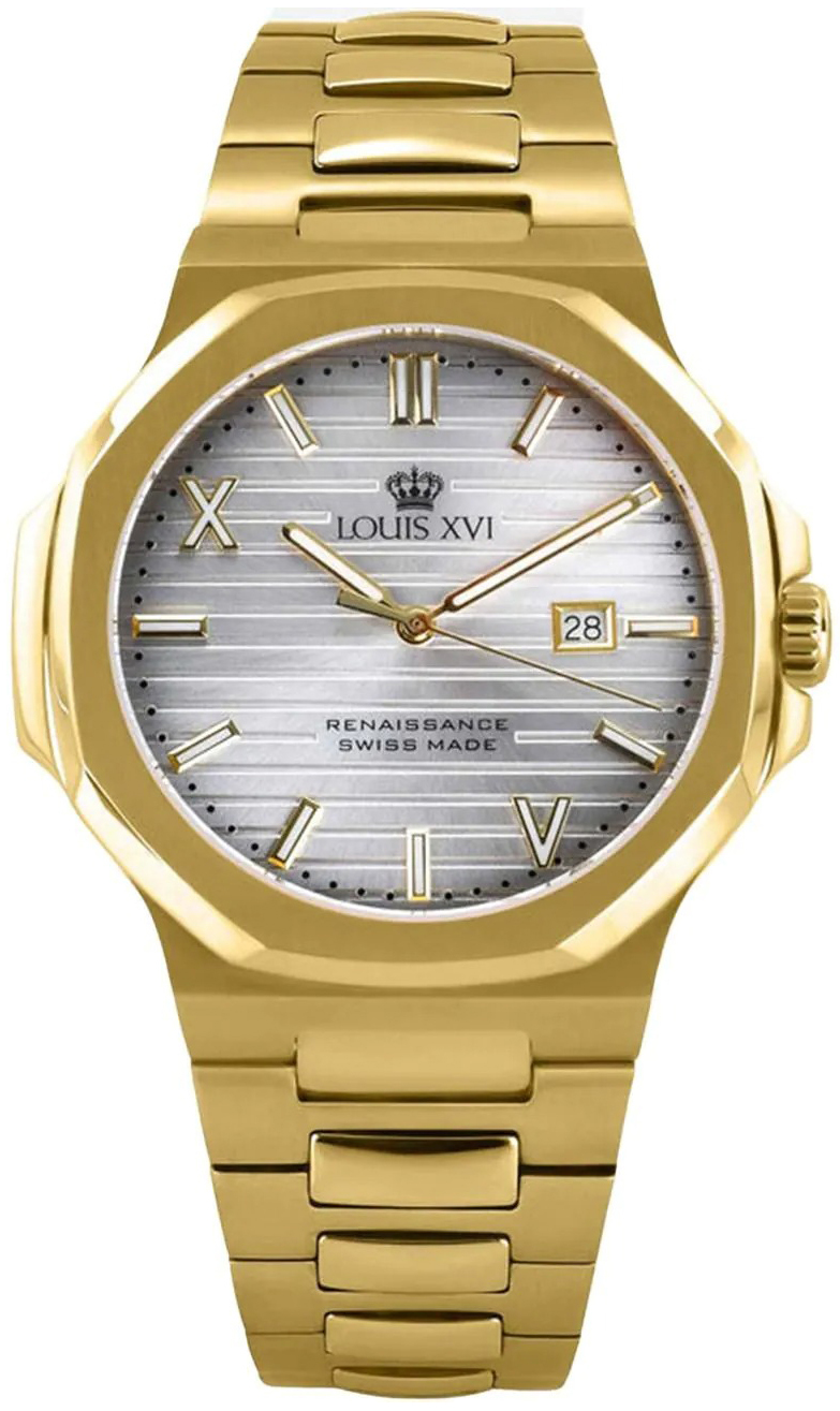 Louis XVI Herreklokke LXVI1603 Renaissance Sølvfarget/Gulltonet