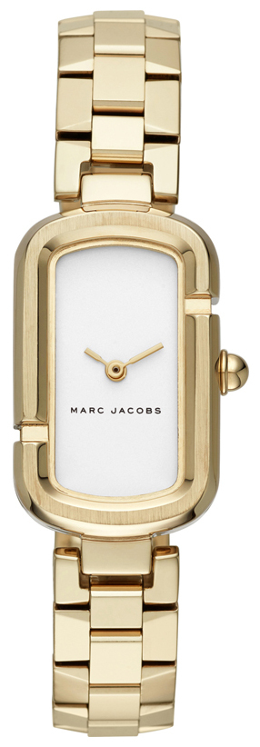 Marc by Marc Jacobs Dress Dameklokke MJ3504 Hvit/Gulltonet stål