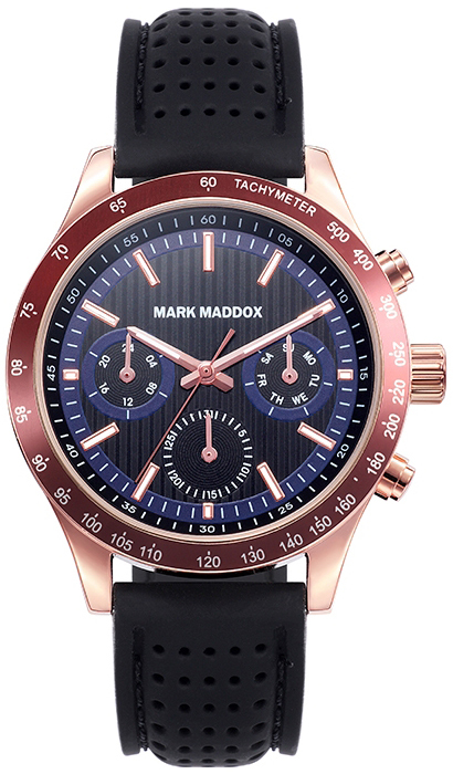 Mark Maddox Herreklokke HC7007-57 Classic Lær Ø42 mm