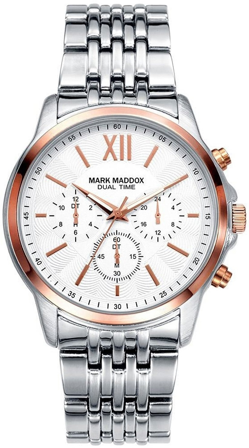 Mark Maddox Herreklokke HM6007-87 Classic Stål Ø42 mm