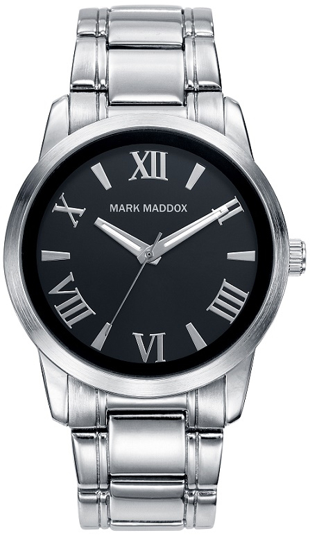 Mark Maddox Herreklokke HM6009-53 Classic Sort/Stål Ø41 mm