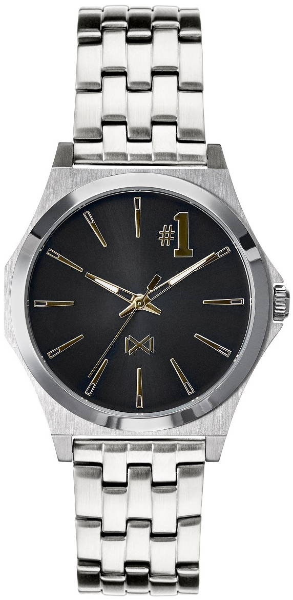 Mark Maddox Herreklokke HM7107-57 Classic Sort/Stål Ø40 mm
