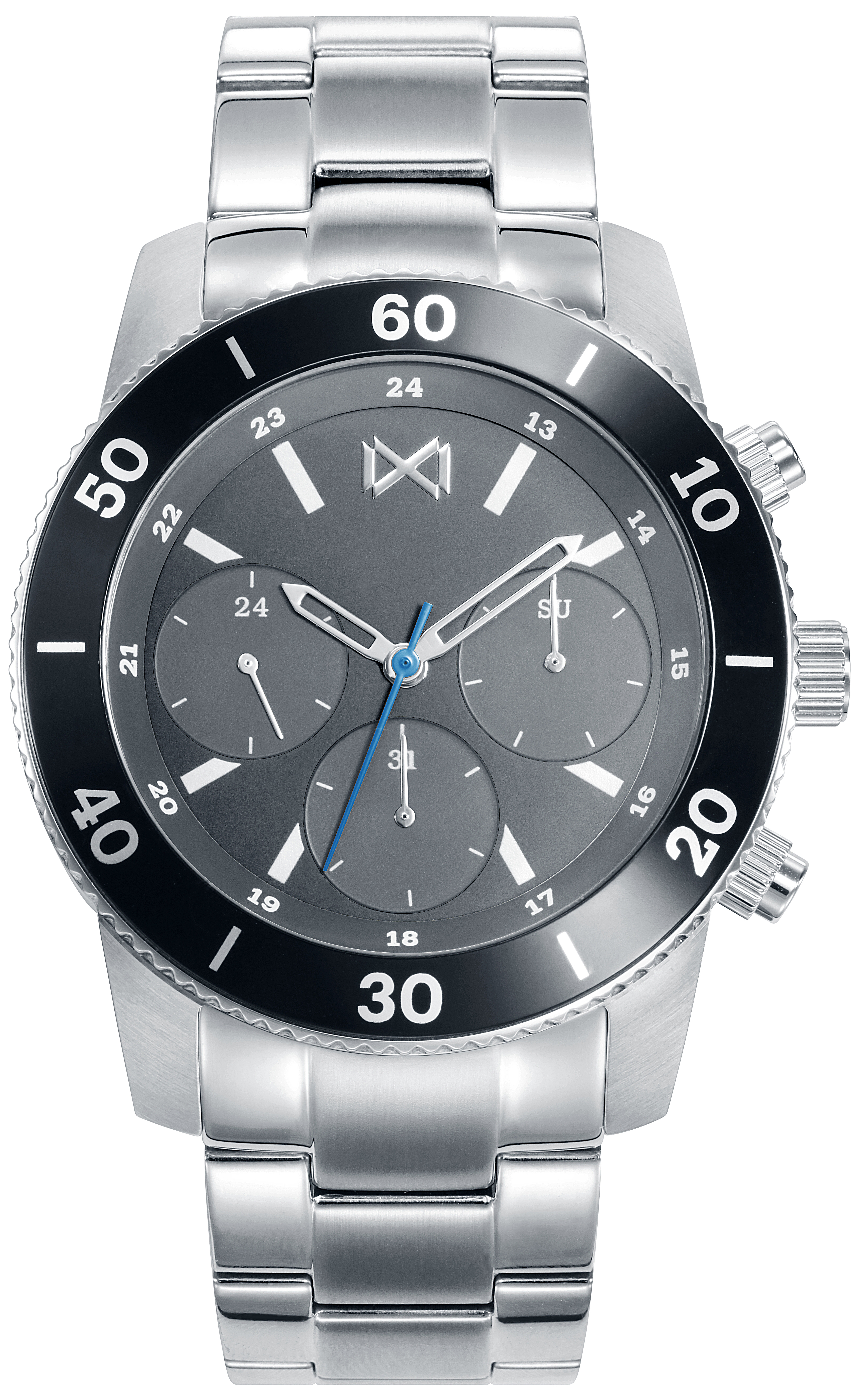 Mark Maddox Herreklokke HM7130-56 Classic Stål Ø43 mm