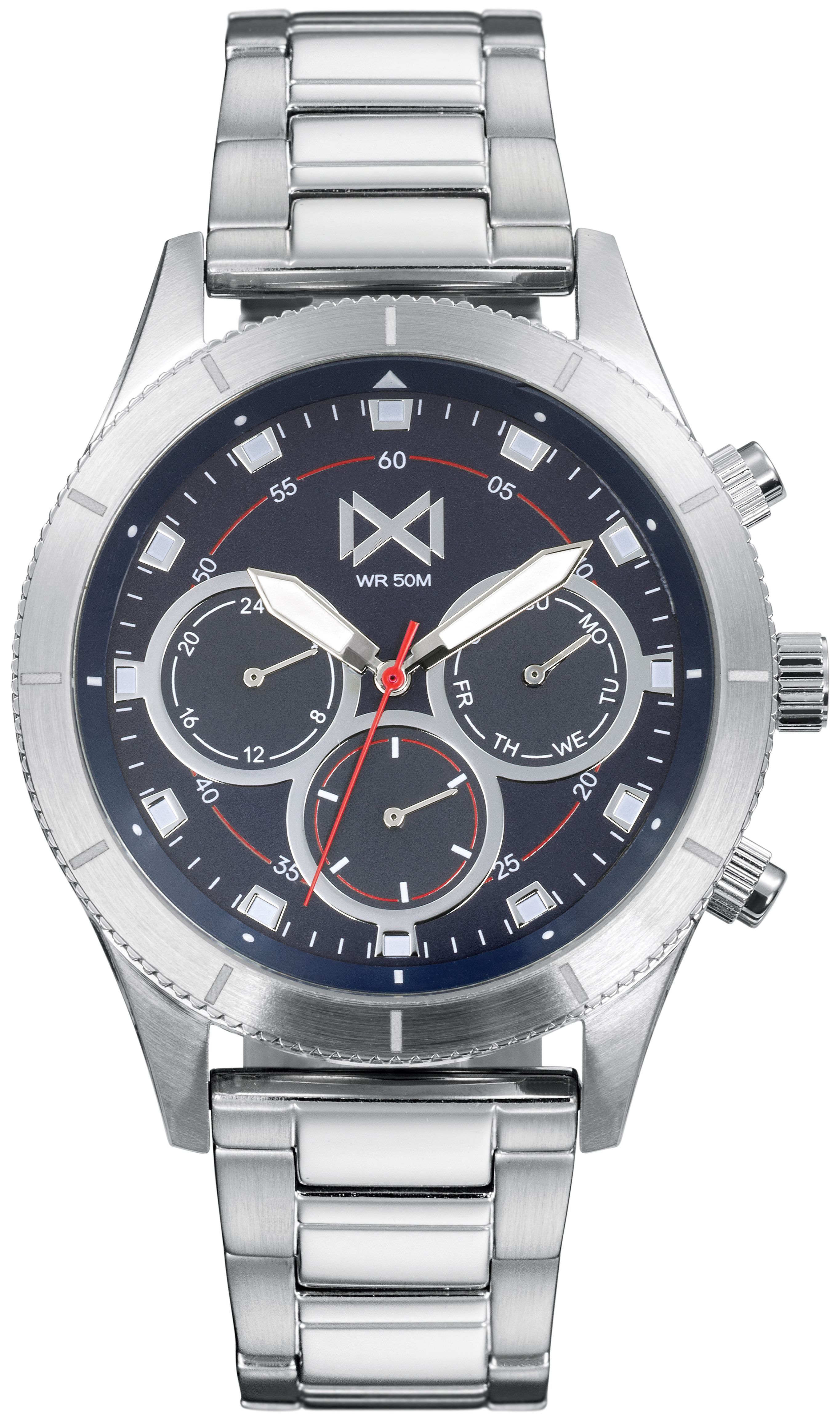 Mark Maddox Herreklokke HM7132-36 Classic Stål Ø45 mm
