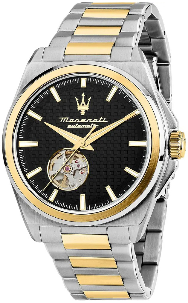 Maserati Herreklokke R8823152001 Velocita Sort/Gulltonet stål Ø41 mm