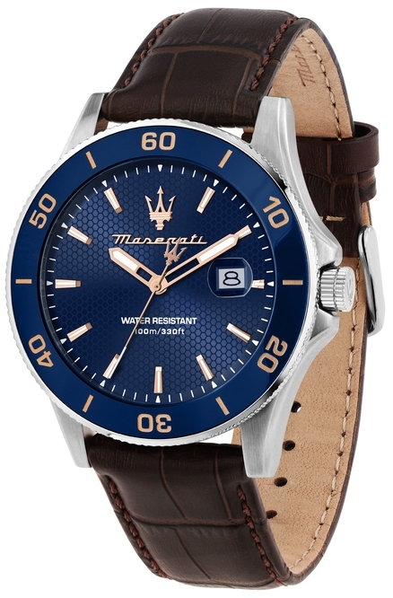Maserati Herreklokke R8851100004 Competizione Blå/Lær Ø43 mm